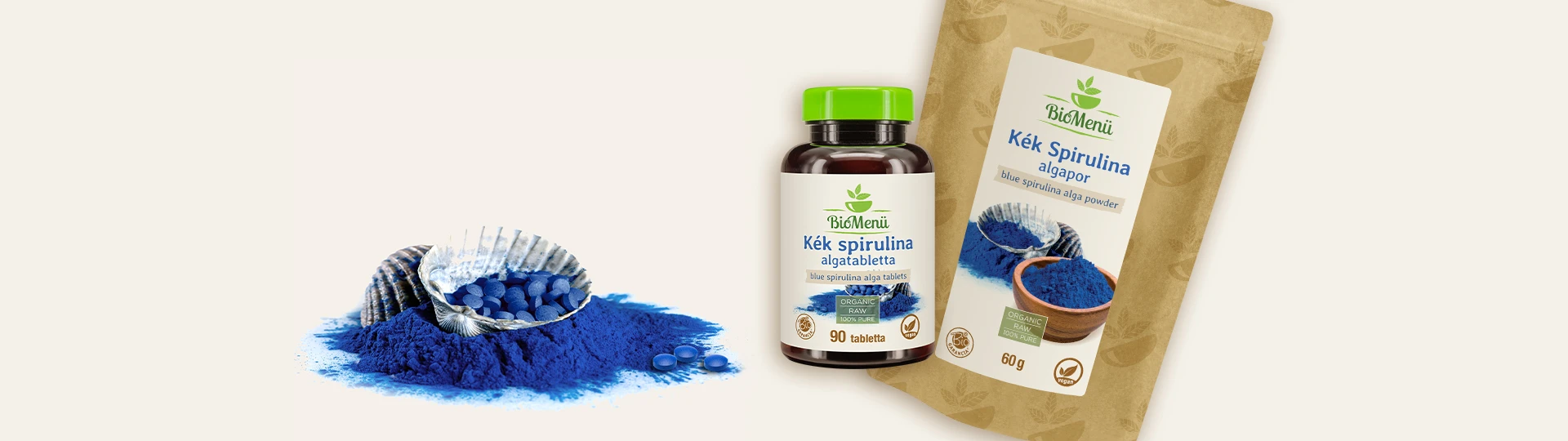Olśniewająca niebieska spirulina! Pełna silnych przeciwutleniaczy, które naturalnie dodają witalności i wspierają organizm.