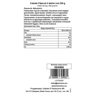 Caleido fibersol-2 błonnik pokarmowy 200 g obraz produktu