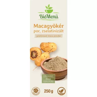 BioMenü proszek z organicznym korzeniem maca żelowany 250 g obraz produktu