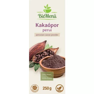 BioMenü ekologiczne proszek kakaowy peruwiański 250 g obraz produktu