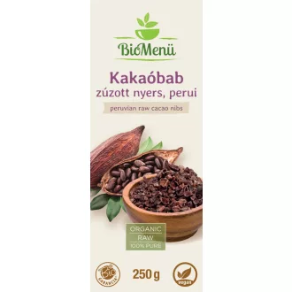 BioMenü ekologiczne ziarna kakaowe mielone surowe peruwiańskie 250 g obraz produktu