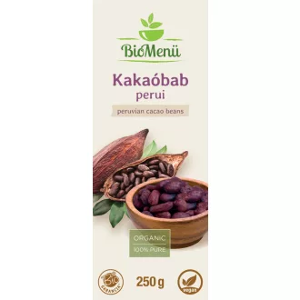 BioMenü organiczne ziarna kakaowe z Peru 250 g obraz produktu