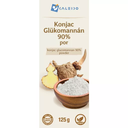 Caleido proszek z glukomannanem konjac 90%, 125 g etykieta