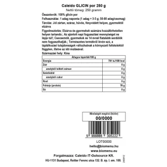 Caleido glicyna w proszku 250 g obraz produktu