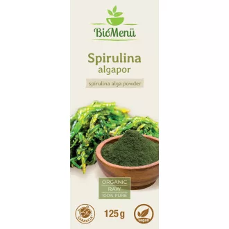 BioMenü proszek z alg spirulina bio 125 g obraz produktu