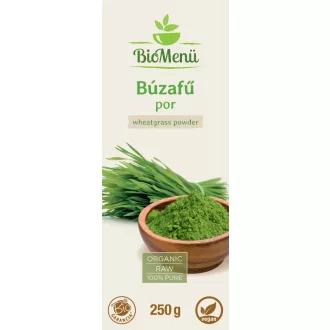 BioMenü proszek z ekologicznej trawy pszenicznej 250 g obraz produktu