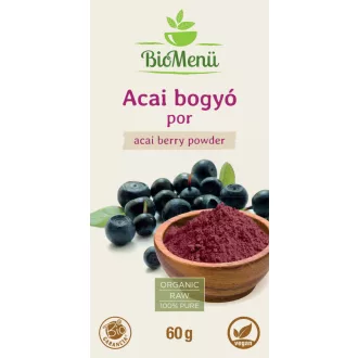 BioMenü proszek z jagód acai bio 60 g obraz produktu