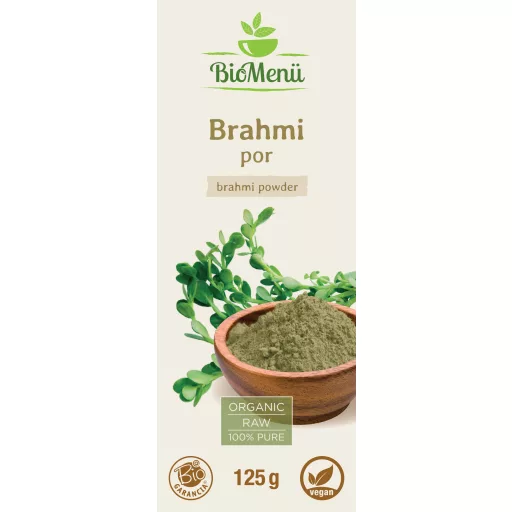 BioMenü ekologiczne proszek brahmi 125 g etykieta