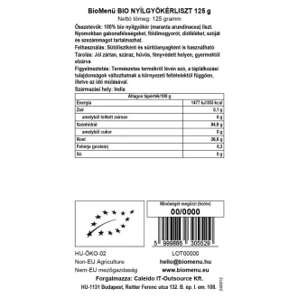 BioMenü mąka z korzenia arcydzięgla ekologiczna 125 g obraz produktu