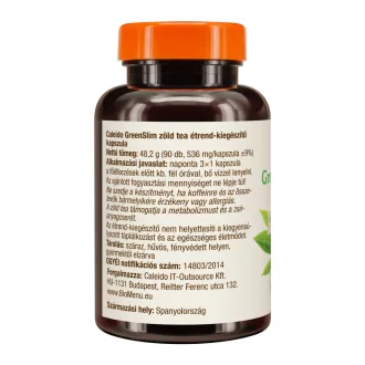 Caleido greenslim zielona herbata kapsułki 90 szt. obraz produktu