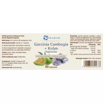 Caleido garcinia cambogia + chrom kapsułki 60 szt. obraz produktu