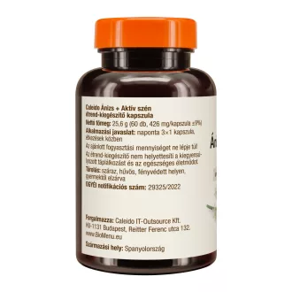 Caleido kapsułki z anyżem + aktywnym węglem 60 szt. obraz produktu