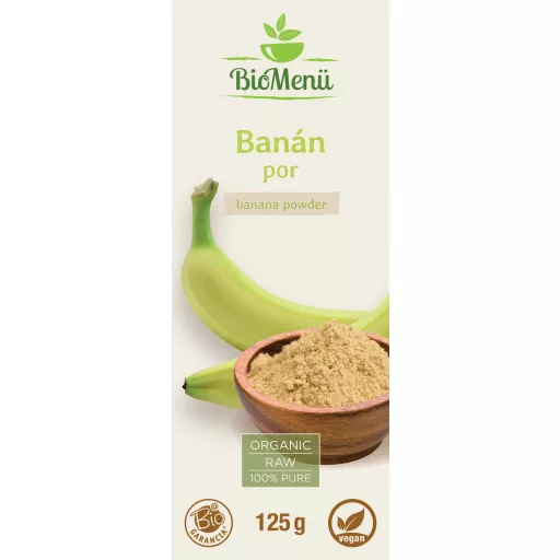 BioMenü ekologiczne proszek bananowy 125 g etykieta