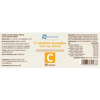 Caleido kompleks witaminy C 1000 mg tabletki 60 szt. obraz produktu