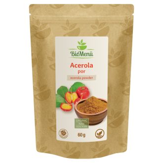 BioMenü proszek z jagód aceroli bio 60 g obraz produktu