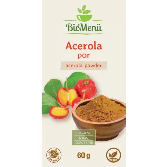 BioMenü proszek z jagód aceroli bio 60 g obraz produktu