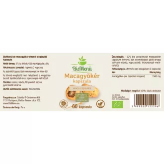 BioMenü kapsułki z organicznym korzeniem maca 60 szt. obraz produktu