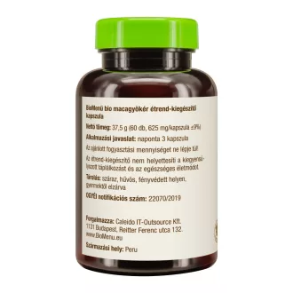 BioMenü kapsułki z organicznym korzeniem maca 60 szt. obraz produktu