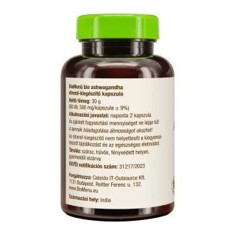BioMenü ekologiczne kapsułki z ashwagandhą 60 szt. obraz produktu