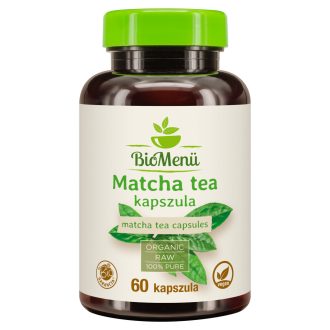 BioMenü ekologiczne kapsułki z herbatą matcha 60 szt. obraz produktu