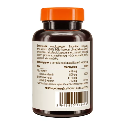 Caleido kapsułki żelowe z beta-karotenem 90 szt. zdjęcie produktu po prawej