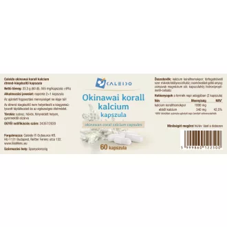 Caleido kapsułki z wapniem z koralowców z Okinawy 60 szt. obraz produktu