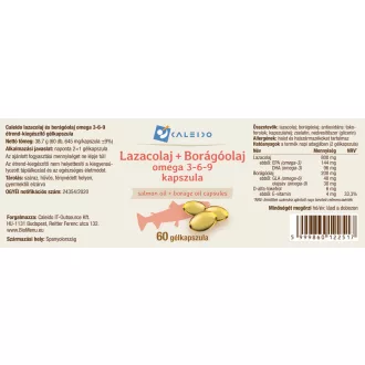 Caleido kwas linolowy + olej z ogórecznika omega 3-6-9 kapsułki żelowe 60 szt. obraz produktu