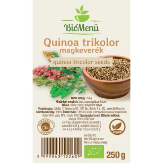 BioMenü mieszanka ziaren komosy ryżowej ekologicznej trójkolorowej 250 g obraz produktu