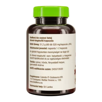 BioMenü kapsułki z ekologiczną cynamonem cejlońskim 60 szt. obraz produktu