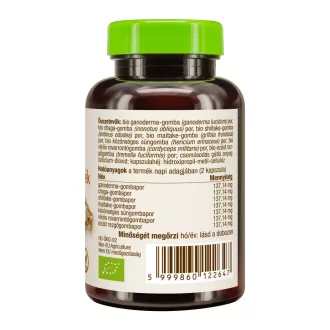BioMenü mieszanka 7 grzybów bio w kapsułkach 60 szt. obraz produktu