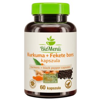 BioMenü kapsułki z kurkumą + czarnym pieprzem 60 szt. obraz produktu
