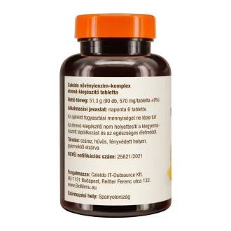 Caleido tabletki z kompleksem enzymów roślinnych 90 szt. obraz produktu