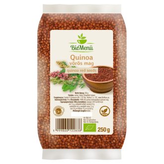 BioMenü ekologiczne ziarna quinoa czerwone 250 g obraz produktu