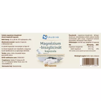 Caleido kapsułki z bisglicynianem magnezu 60 szt. obraz produktu