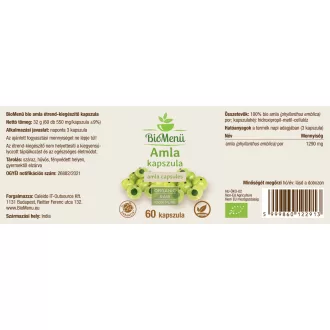 BioMenü ekologiczne kapsułki z amlą 60 szt. obraz produktu