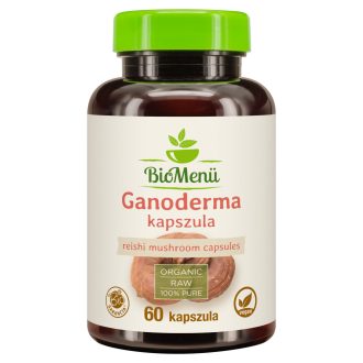 BioMenü ekologiczne kapsułki z grzybem ganoderma 60 szt. obraz produktu