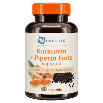 Caleido kapsułki z kurkuminą + piperyną forte, 60 szt. obraz produktu
