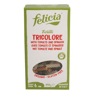   Felicia bezglutenowy makaron fusilli trójkolorowy z ryżu 250 g