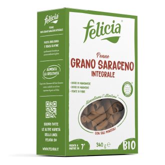Felicia bezglutenowy makaron penne z kaszy gryczanej 250 g