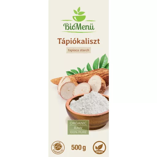 BioMenü organiczna mąka z tapioki 500 g etykieta