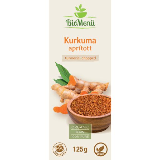 BioMenü kurkuma mielona ekologiczna 125 g etykieta