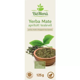 BioMenü yerba mate ekologiczna, rozdrobnione liście herbaty 125 g obraz produktu