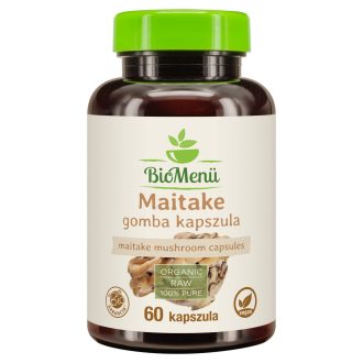 BioMenü kapsułki z organicznymi grzybami maitake 60 szt. obraz produktu