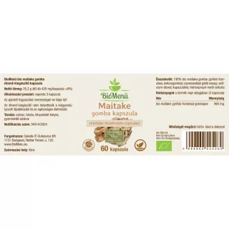 BioMenü kapsułki z organicznymi grzybami maitake 60 szt. obraz produktu