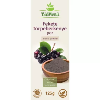 BioMenü ekologiczna czarna jagoda w proszku 125 g obraz produktu