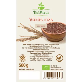 BioMenü ryż czerwony ekologiczny 500 g obraz produktu