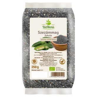 BioMenü organiczne czarne nasiona sezamu 250 g obraz produktu