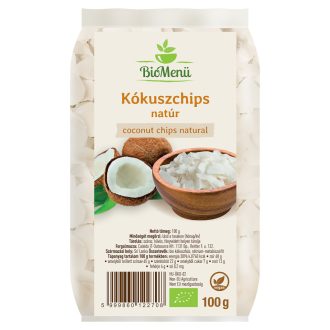 BioMenü ekologiczne chipsy kokosowe naturalne 100 g obraz produktu