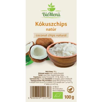 BioMenü ekologiczne chipsy kokosowe naturalne 100 g obraz produktu