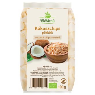 BioMenü organiczne chipsy kokosowe prażone 100 g obraz produktu
